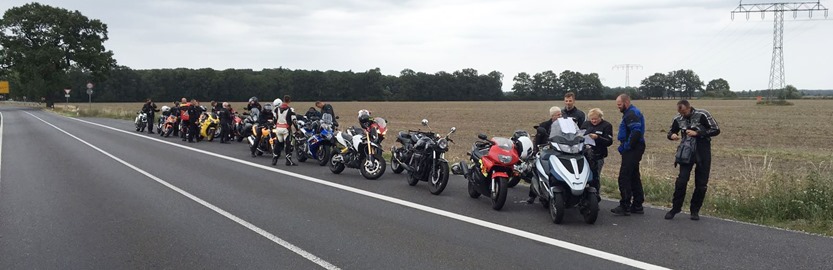 Motorrad Orientierungsfahrt Brandenburg 2016